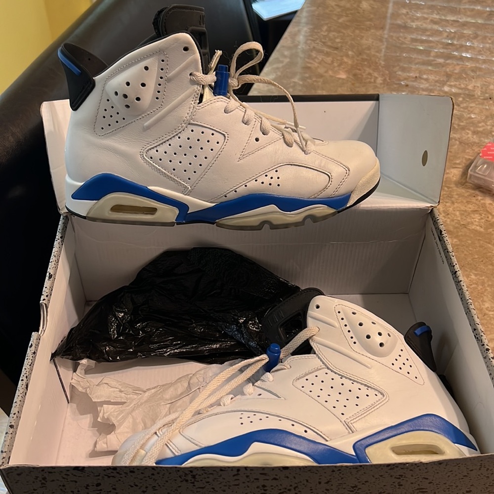 Air Jordan 6 Retro Cool Blue 2014 - Size 8.5